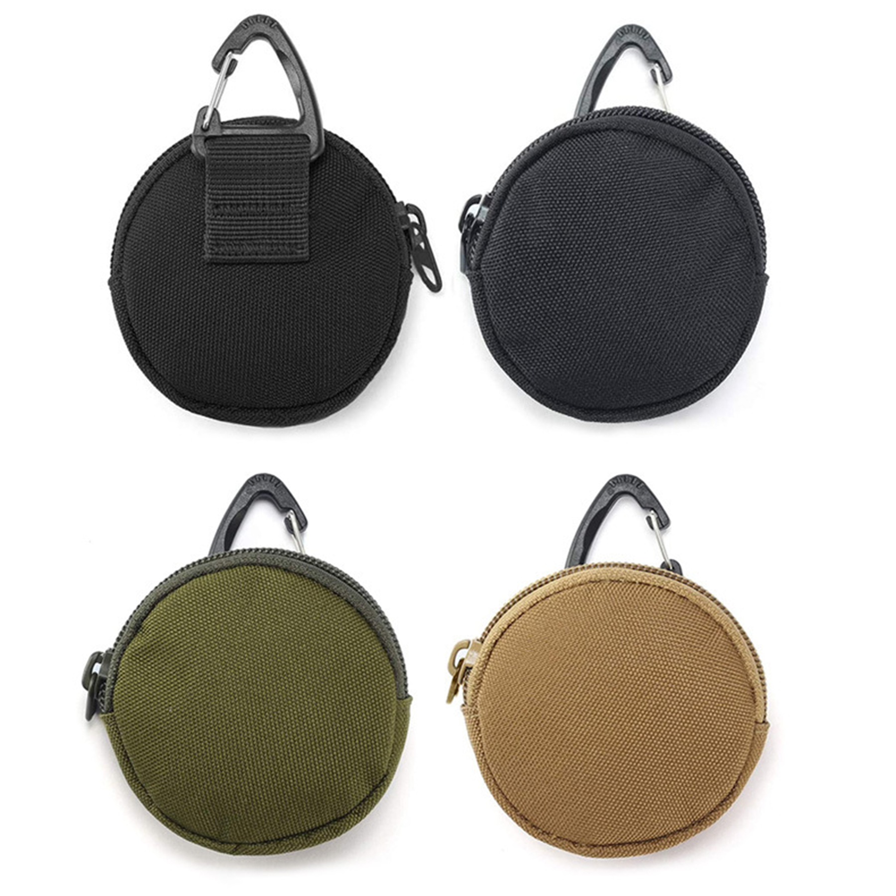 Round Zipper Key Pouch 2
