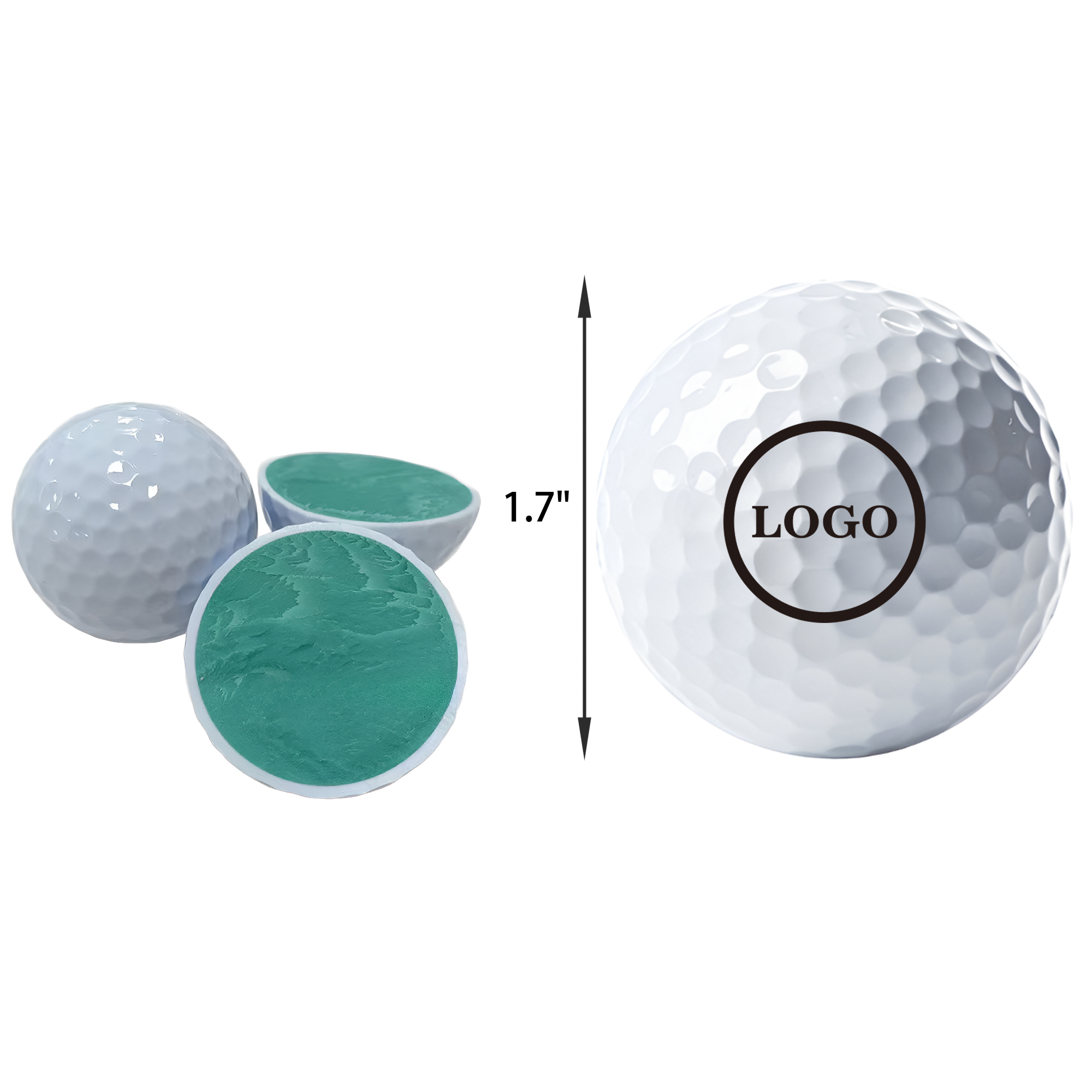 MOQ 50 PCS Practical Custom Golf Balls 2