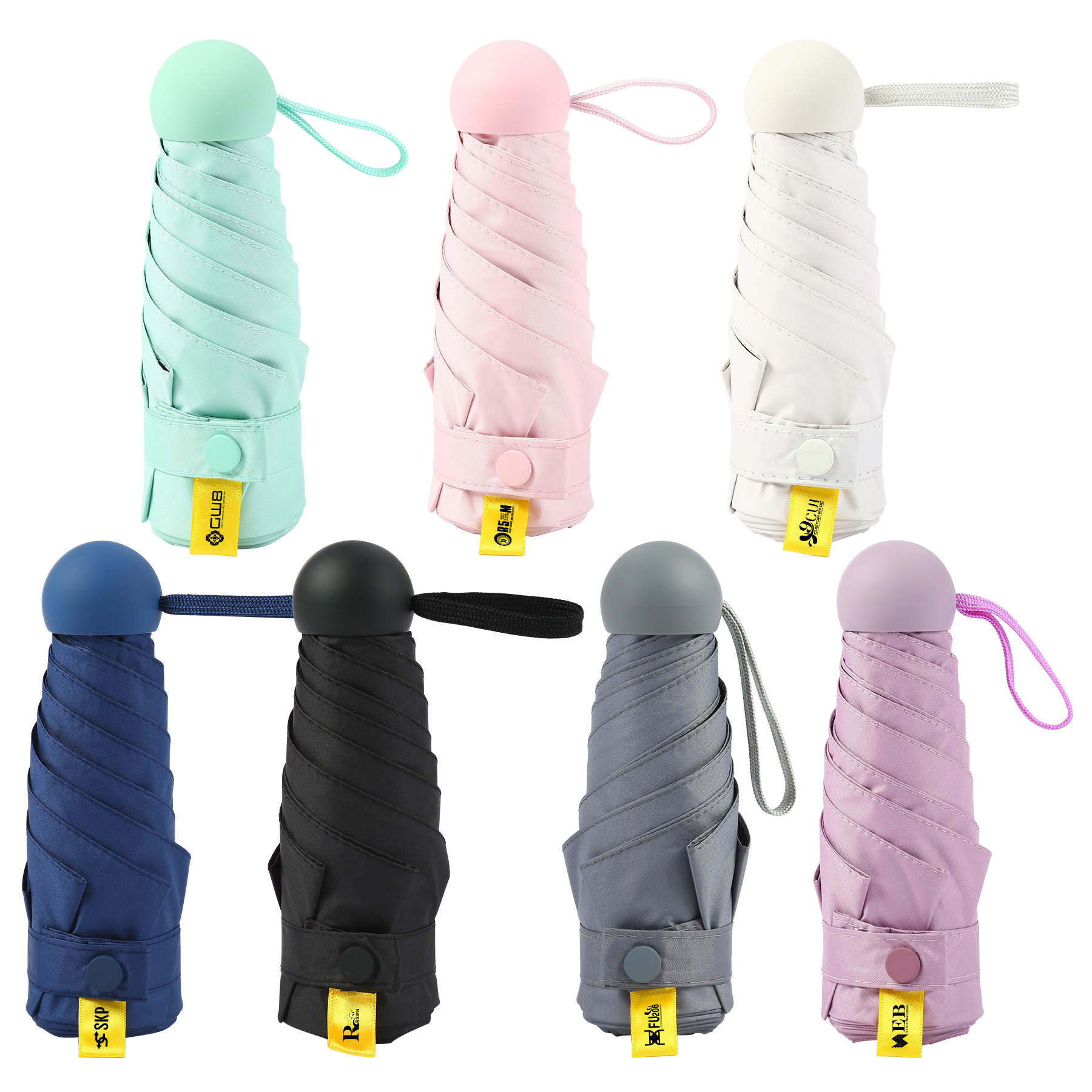 Mini Travel Sun And Rain Umbrella 6
