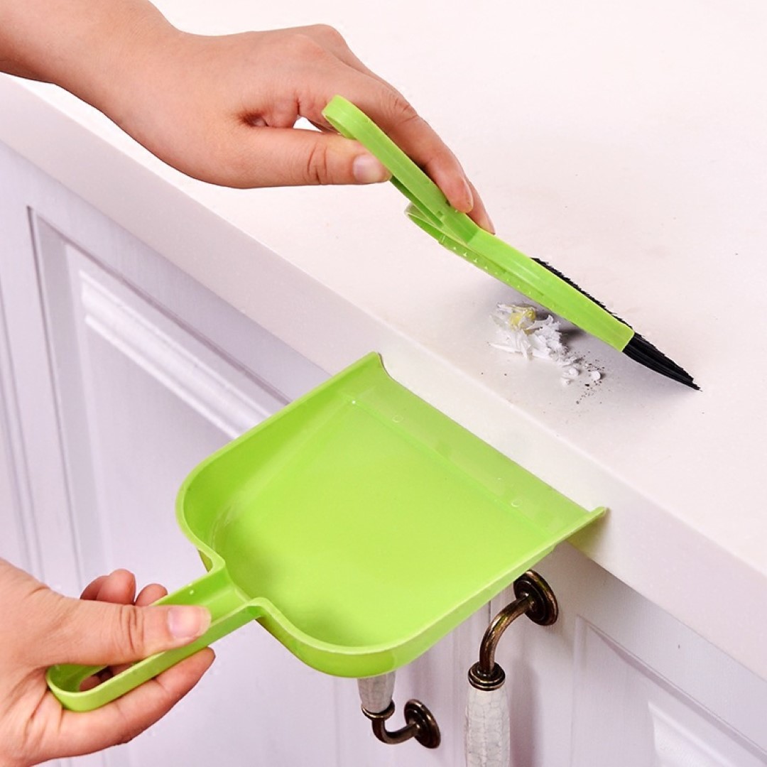 Mini Cleaning Brush and Dustpan Set 7