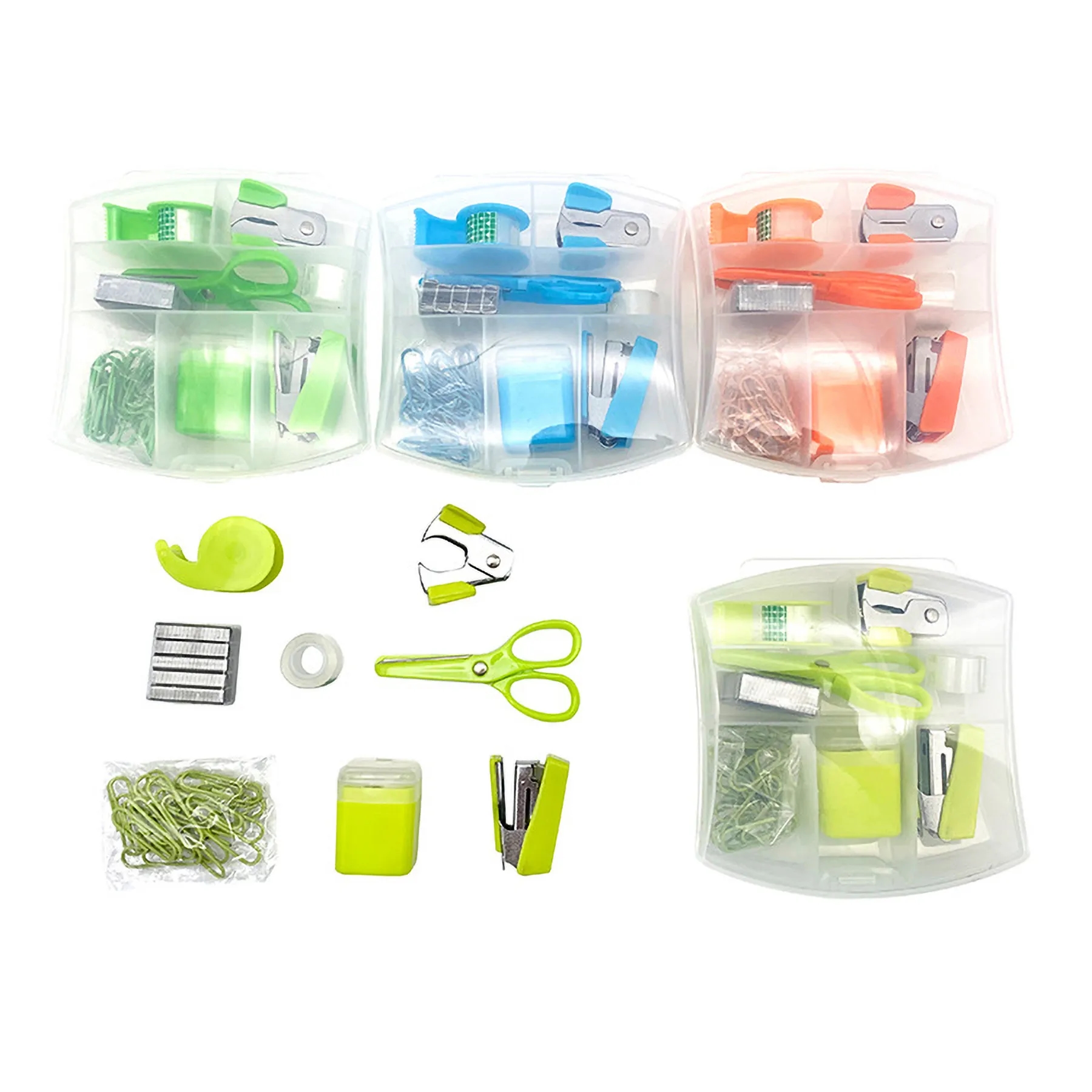 Portable 8Pcs Stationery Kit For Office 4