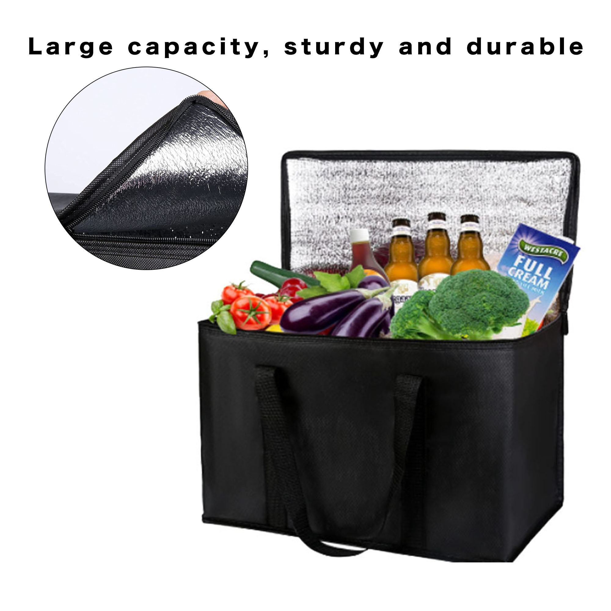 Large Aluminum Foil Insulated Bag 5