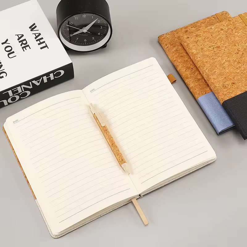 MOQ 10 pcs A5 Wooden Notebook with Pen 1