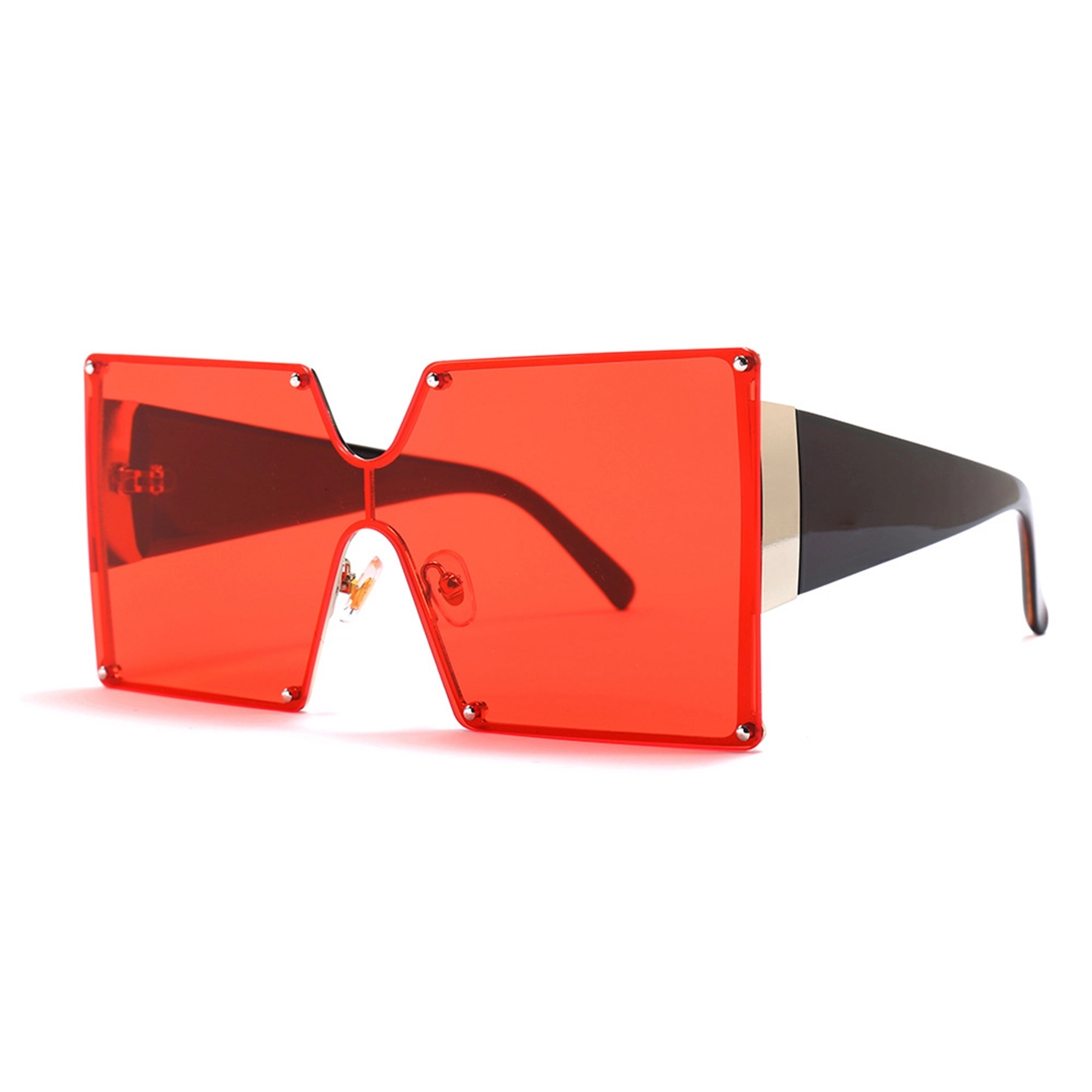 Square Oversized Vintage Shades Female Sun Glasses 2