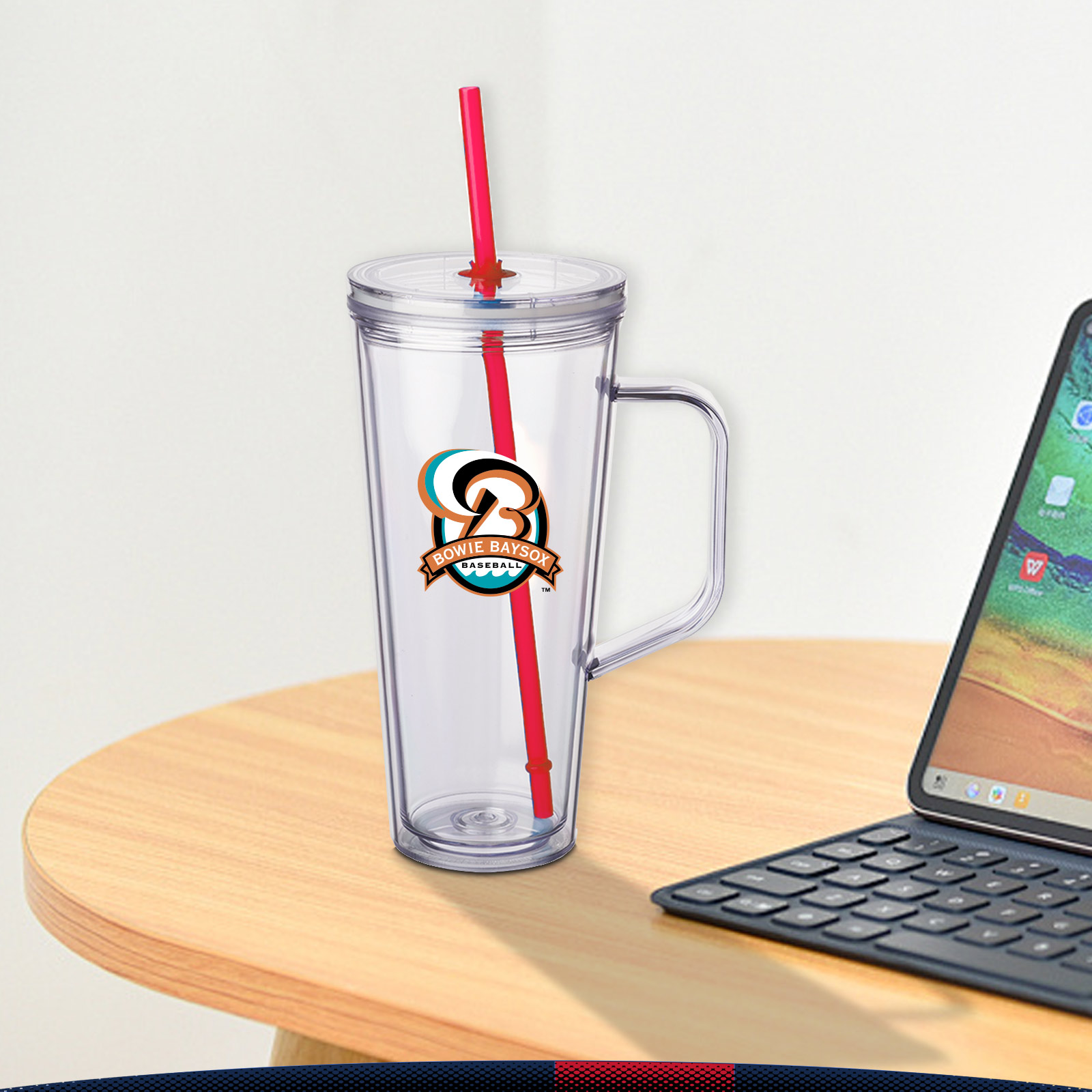 24 oz. Moriel Plastic Tumbler with Handle 7