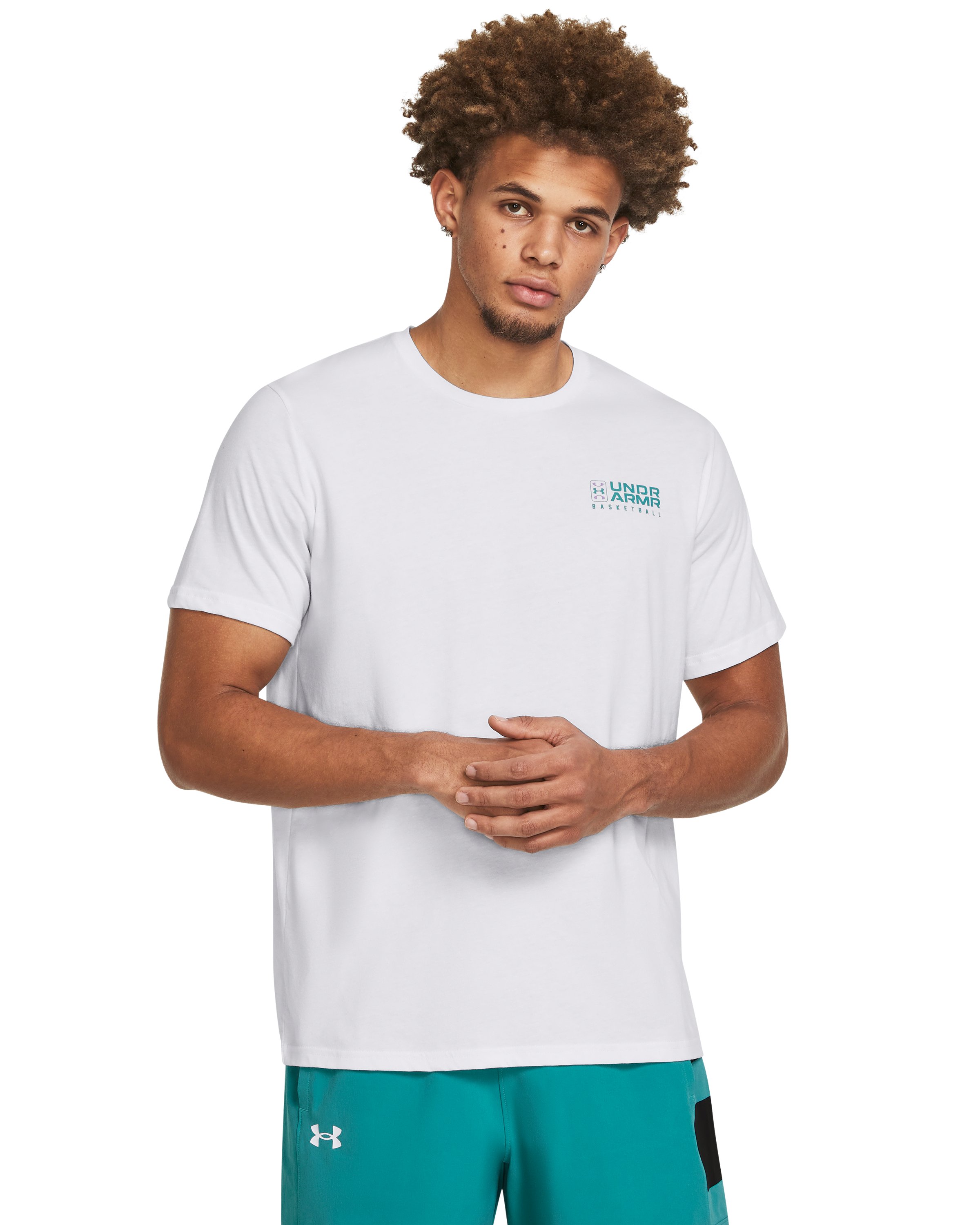 UA Basketball Logo Court Short Sleeve Men's Short Sleeve 3