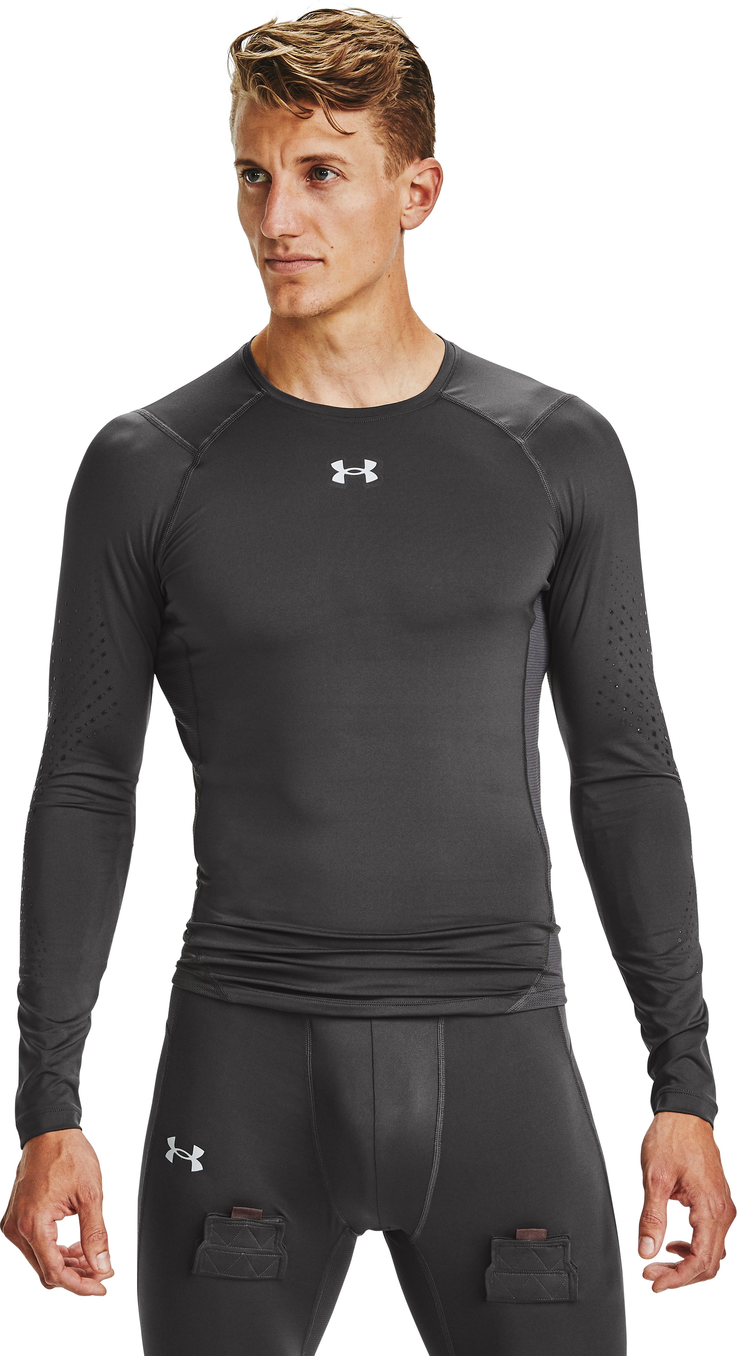 UA Fitted Grippy Men's Long Sleeve 2