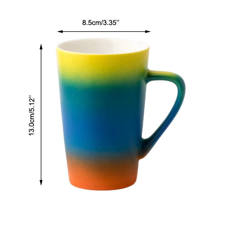 Custom 13 oz. Frosted Gradient Ceramic Mugs 7