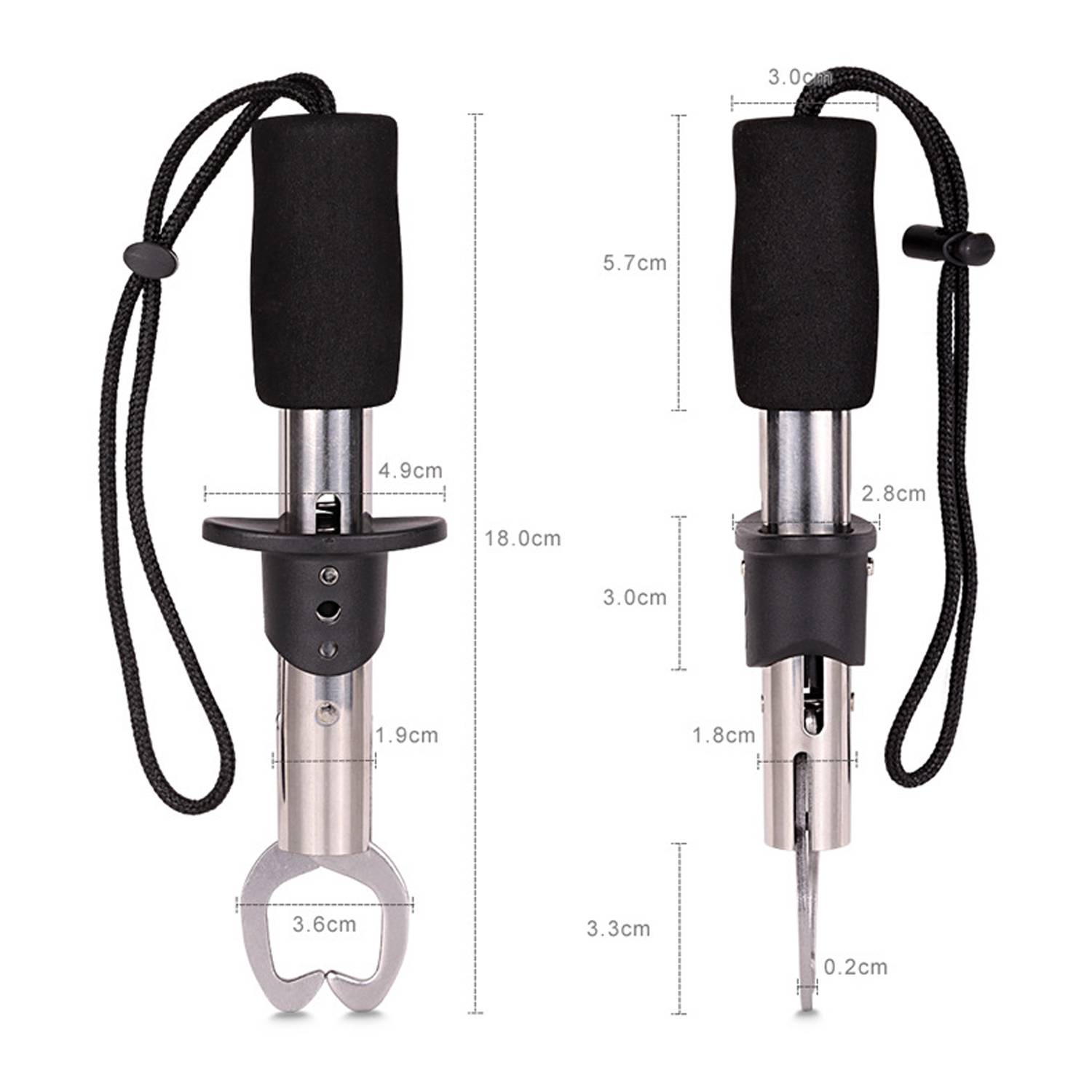 Aluminum Alloy Multifunctional Fishing Pliers Hook Set 7