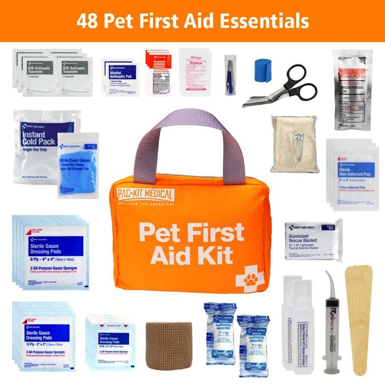 Large Pet First Aid Kits - 48 Pieces 2