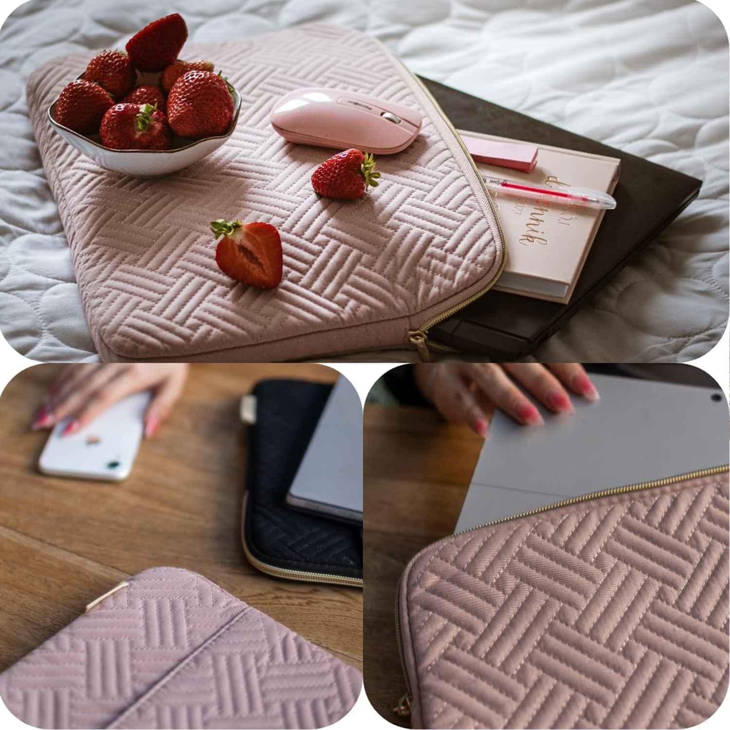 13" Waterproof Oxford Laptop Sleeve w/ Pockets 6
