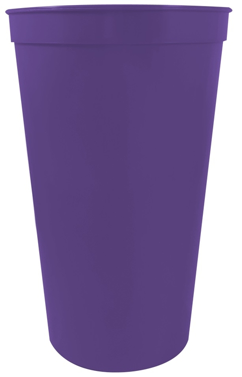 22 oz. Smooth Wall Plastic Stadium Cup 6