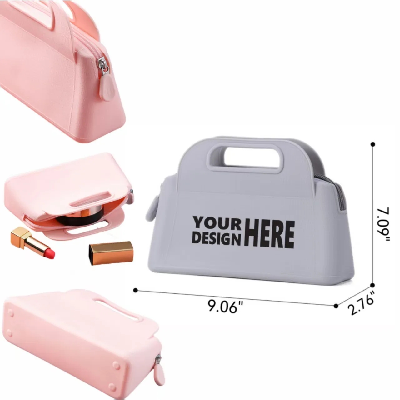 Portable Handheld Silicone Cosmetic Bag 5