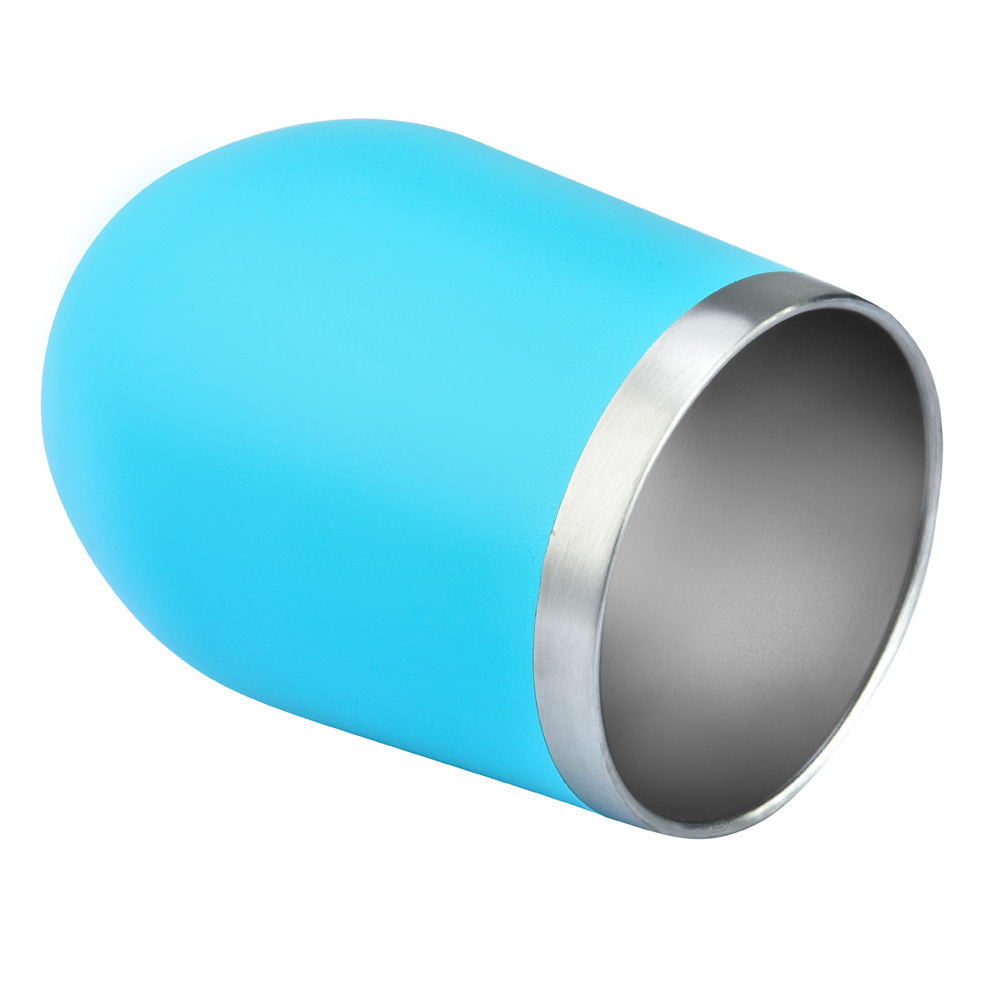 12oz. Stainless Steel Stemless Wine Tumbler with Sipping Lid 7