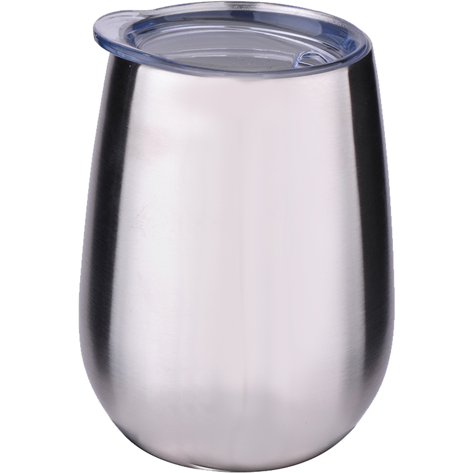 10 oz. Stainless Steel Wine Glass with Lid 9