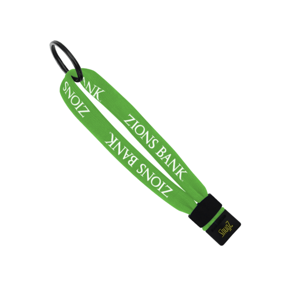 1/2" Cotton Wrist Retainer with Slider & Metal Split-Ring 9