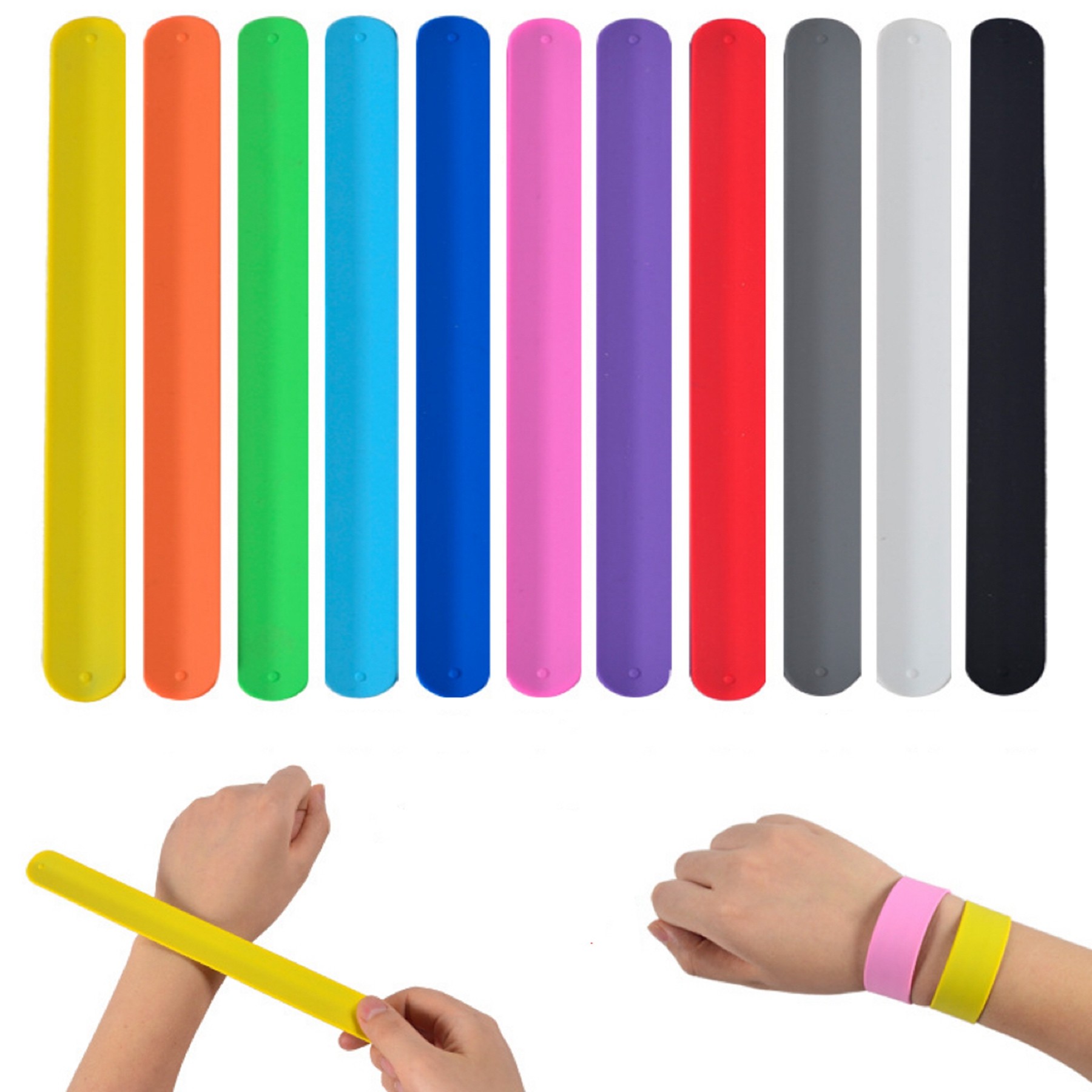 Silicone Slap Bracelets