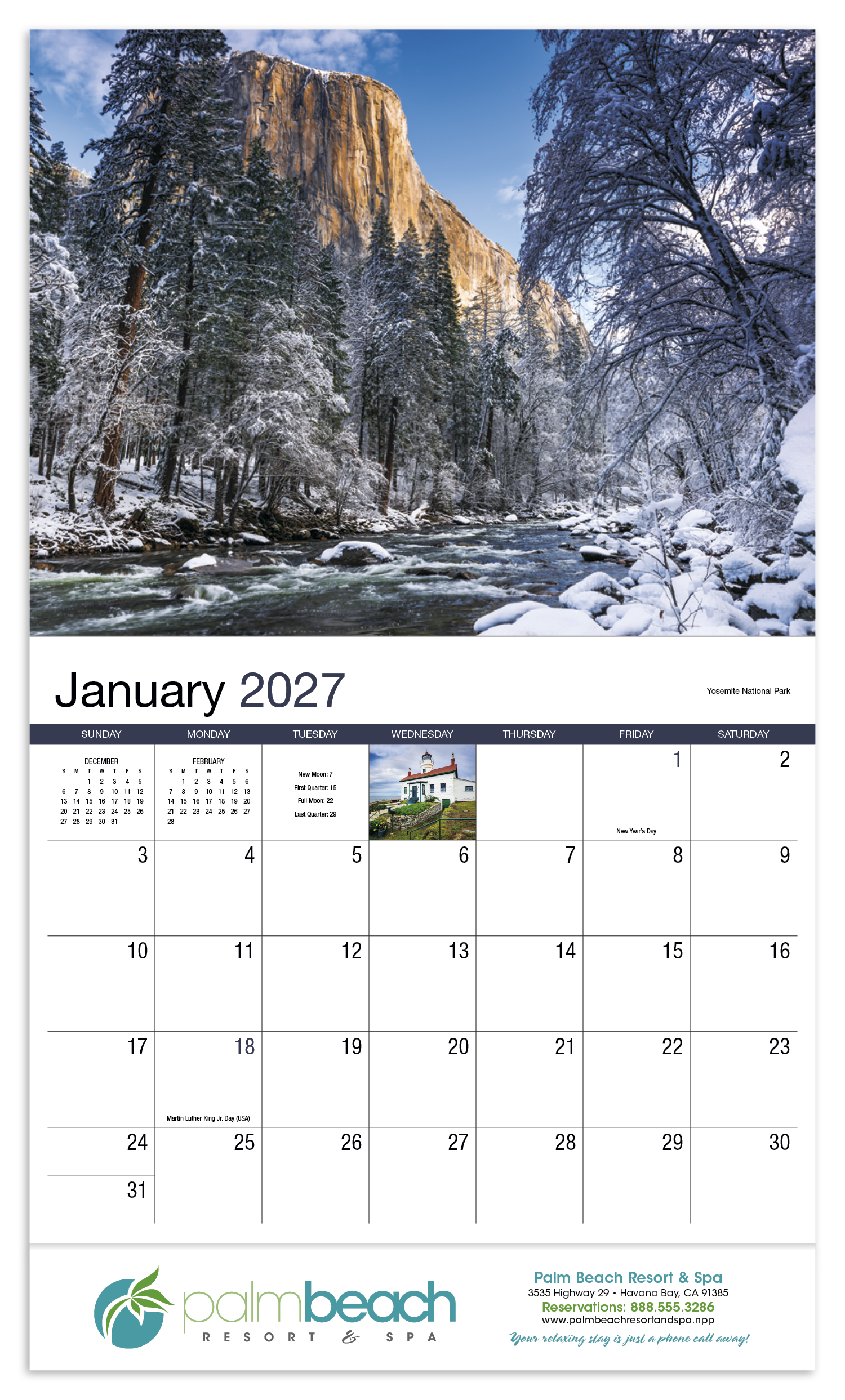HotLine® Products California Appointment Calendar - Stapled 27