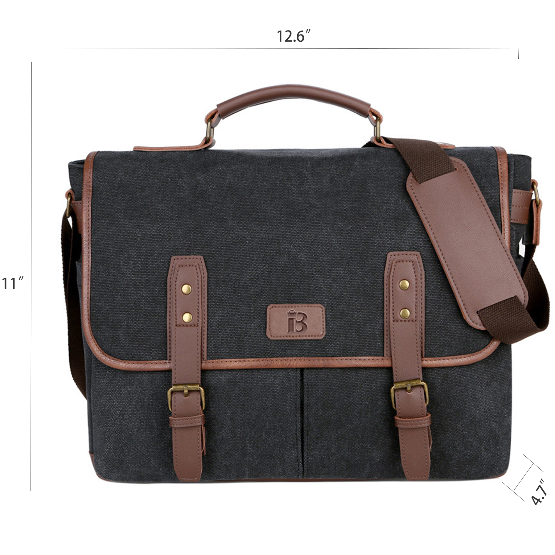 Cavas Vintage Men Briefcases Laptop Messenger Bag Business 1