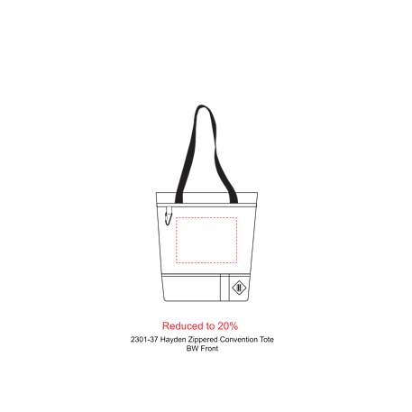 Hayden Zippered Convention Tote 24