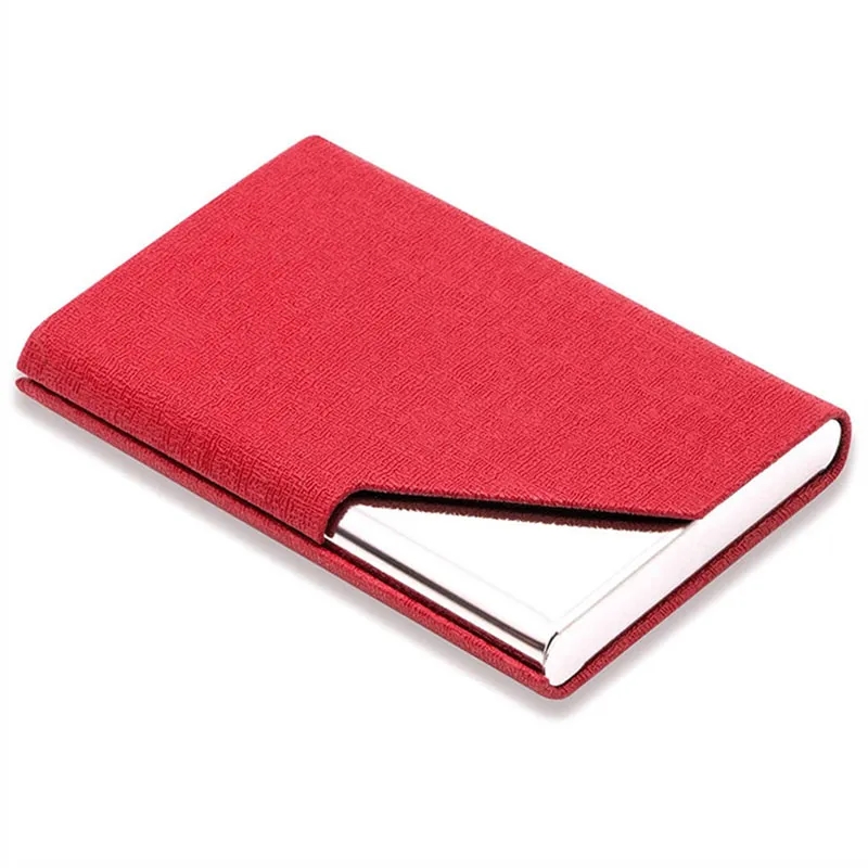 Stainless Steel PU Business Card Case 5