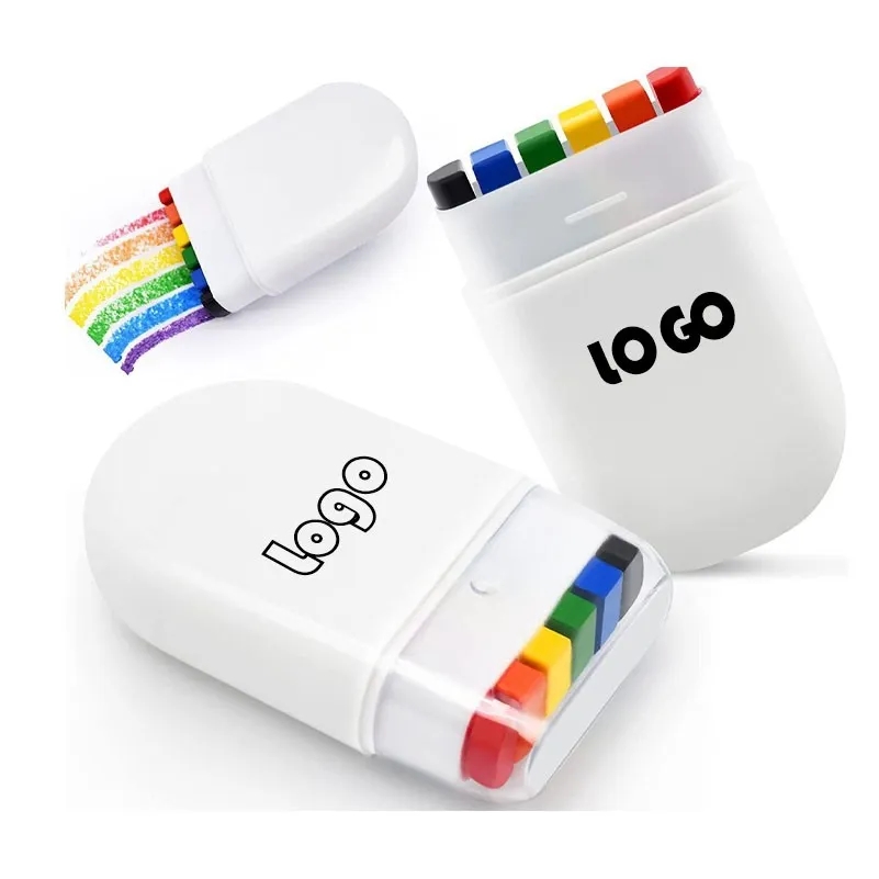 6-Color Face Rainbow Paint Pens 2