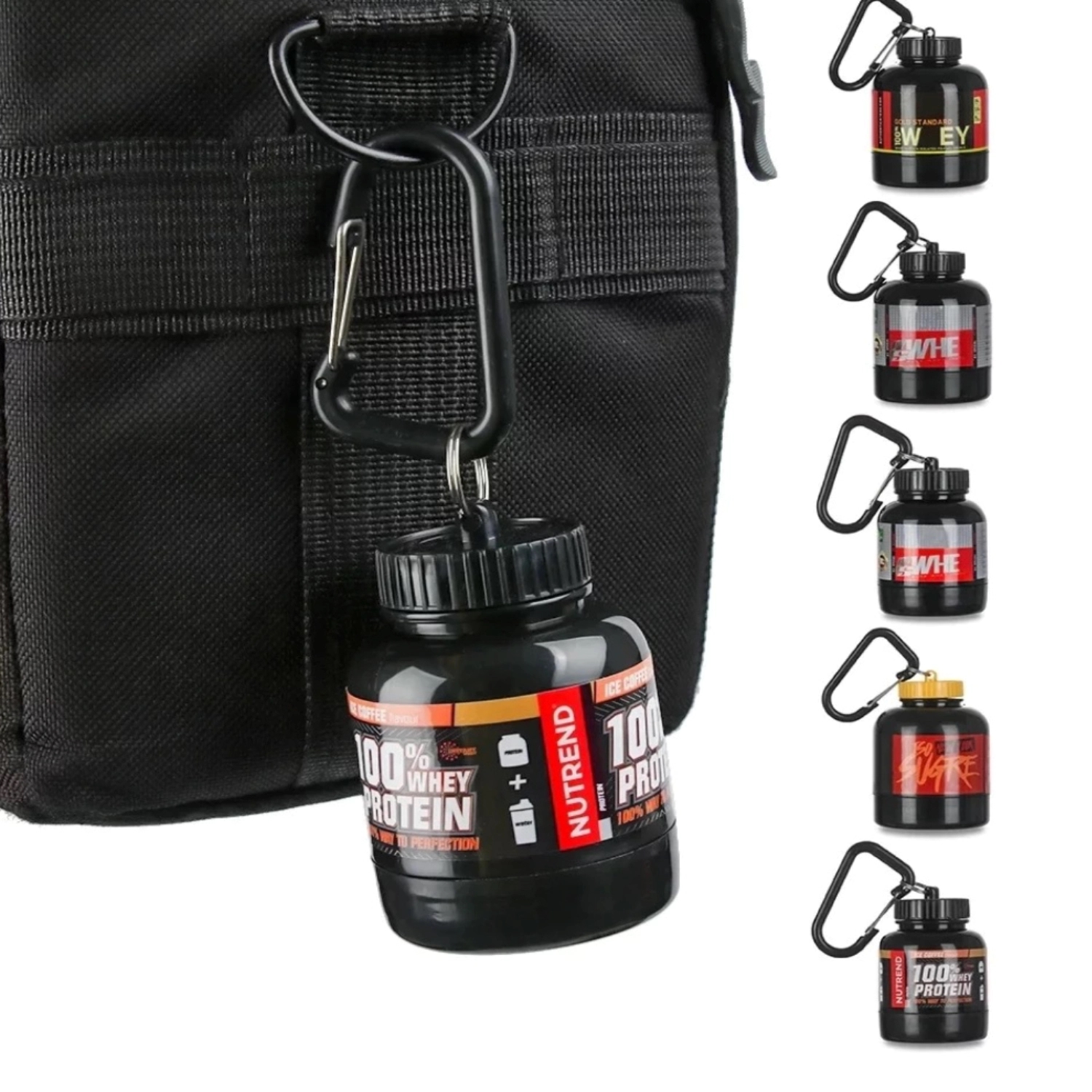 5 Oz. Protein Powder & Supplement Funnel Keychain 1
