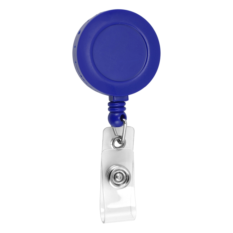 "Lorain VL" 30" Cord Round Retractable Badge Reel and Badge Holder with Metal Slip Clip Attachmement 20