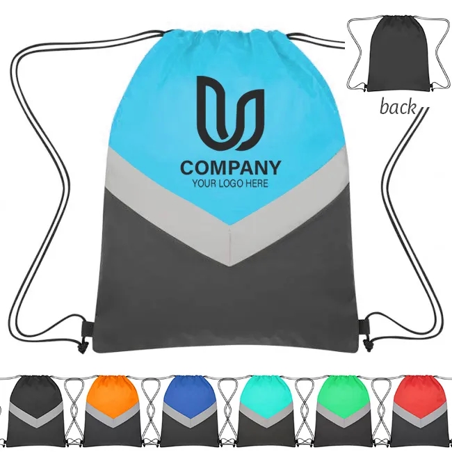 Reflective Stripe Drawstring Sports Pack 5
