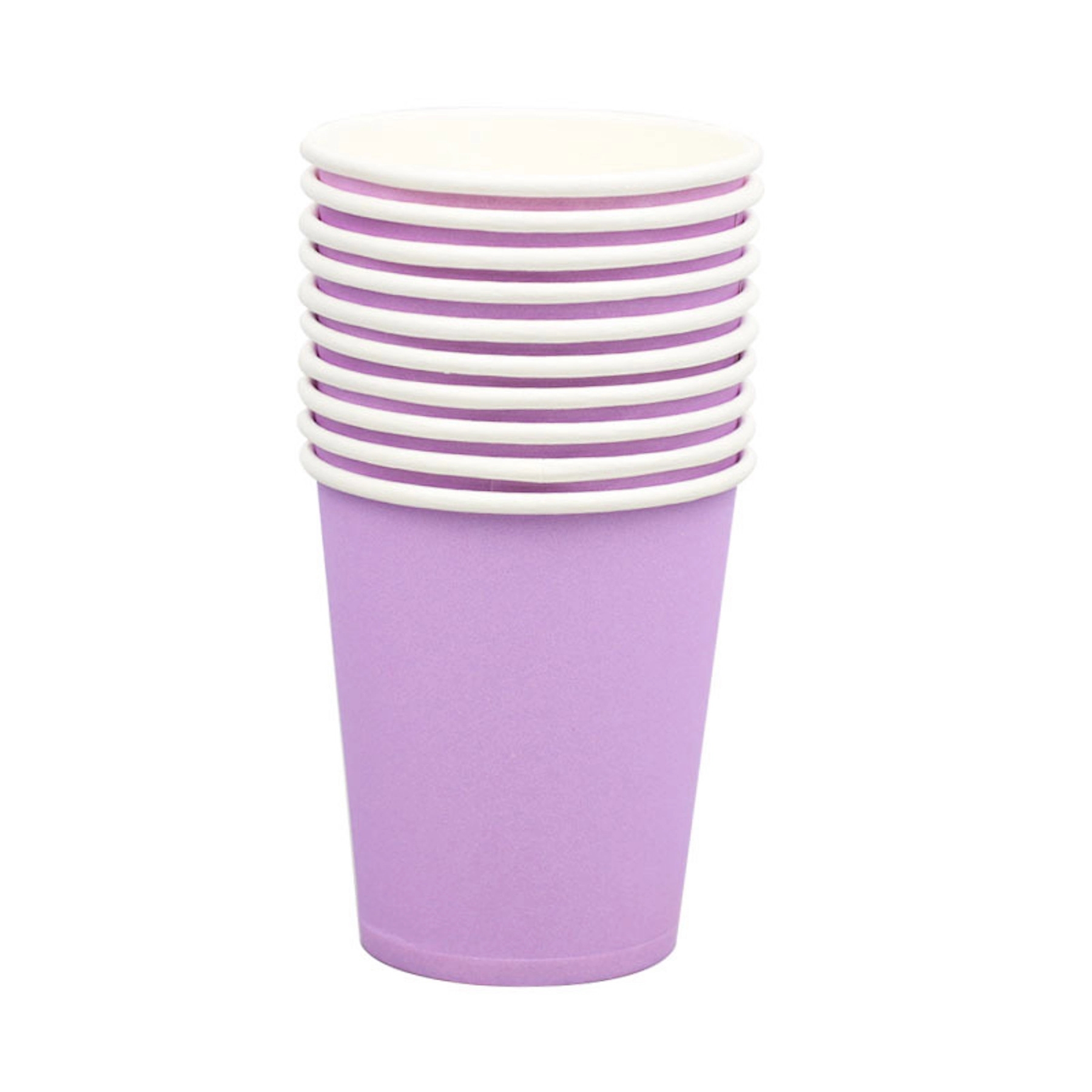 8Oz Colored Plain Paper Cup 10