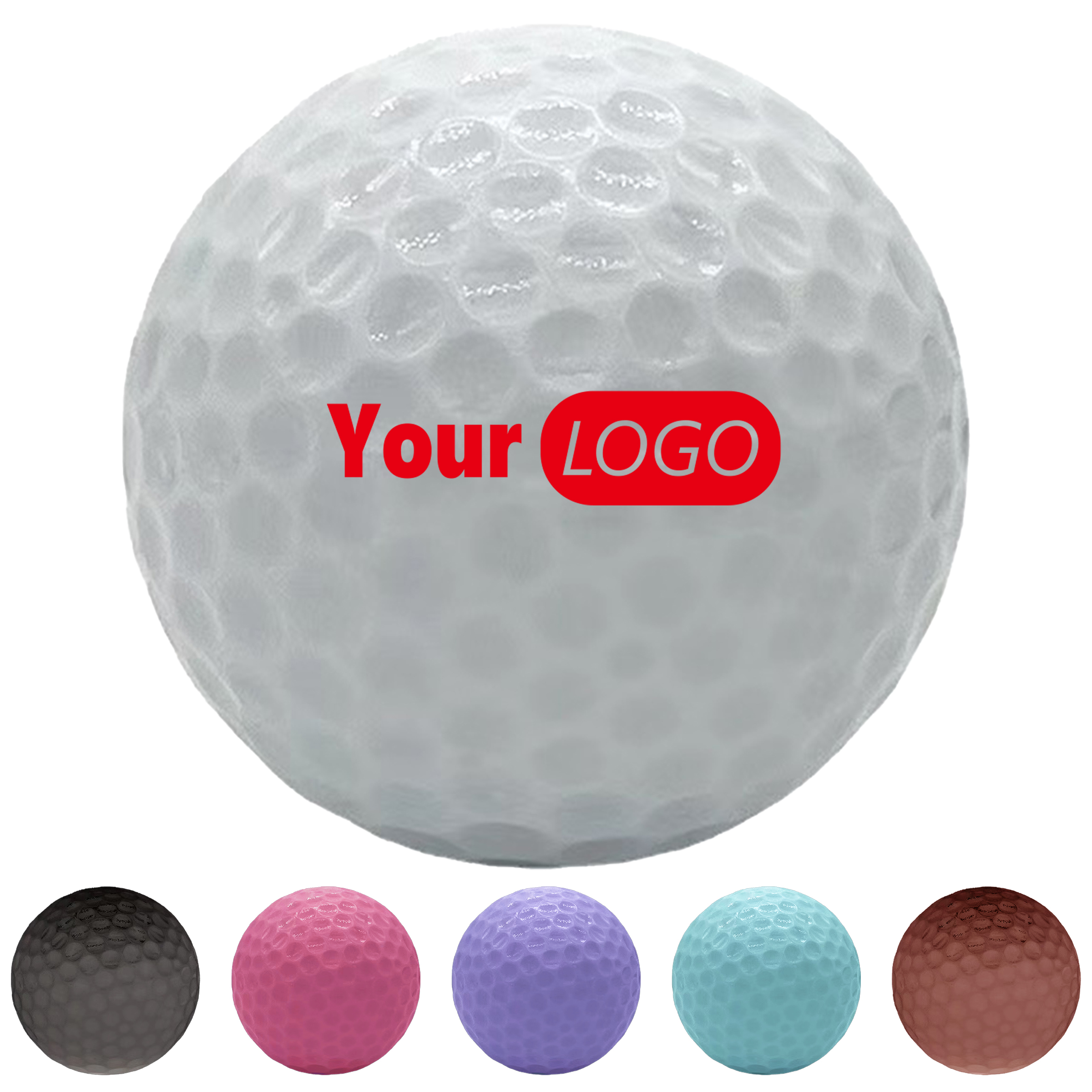 Rubber Customizable Luminous Golf Ball 1