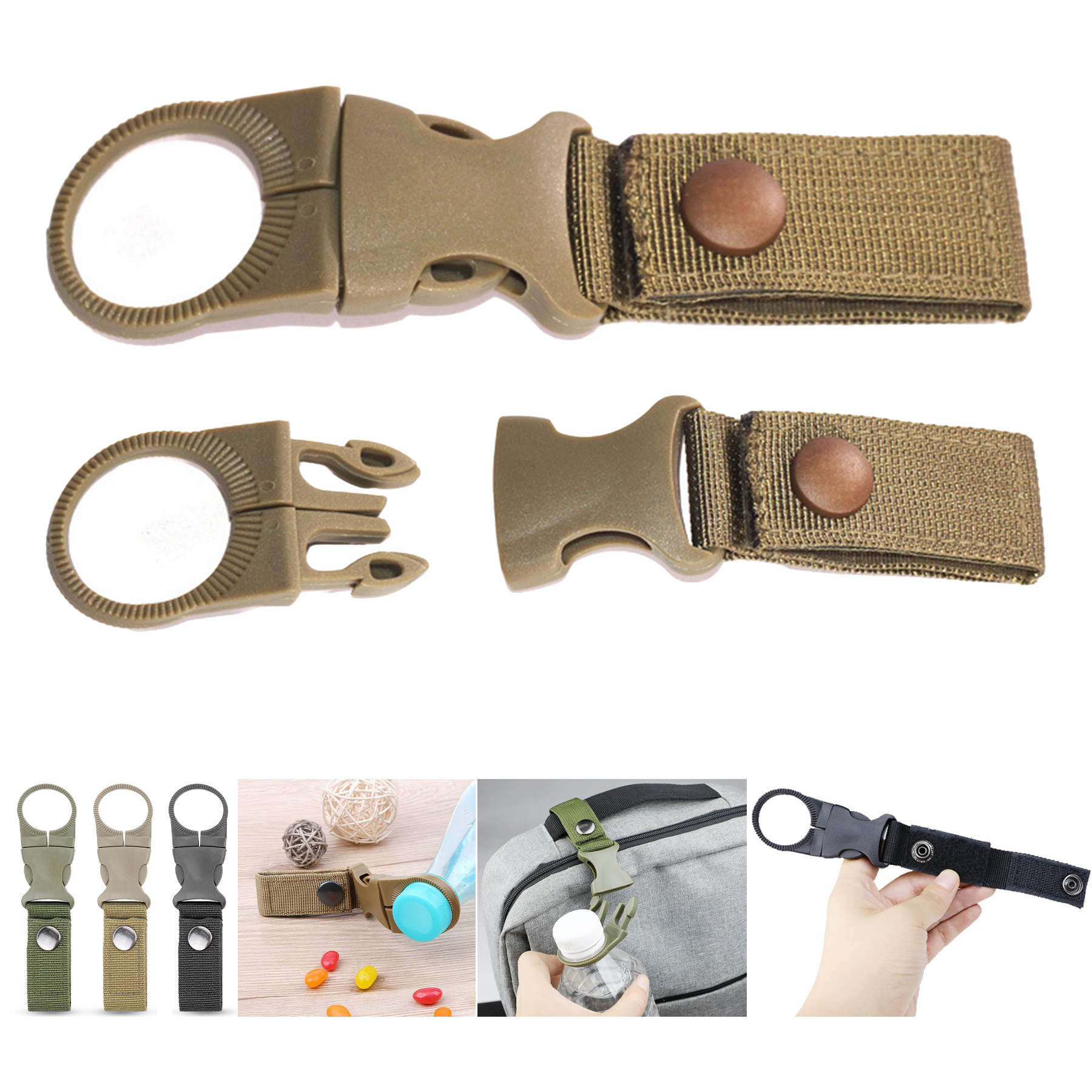 3Pcs Nylon Webbing Buckle 2