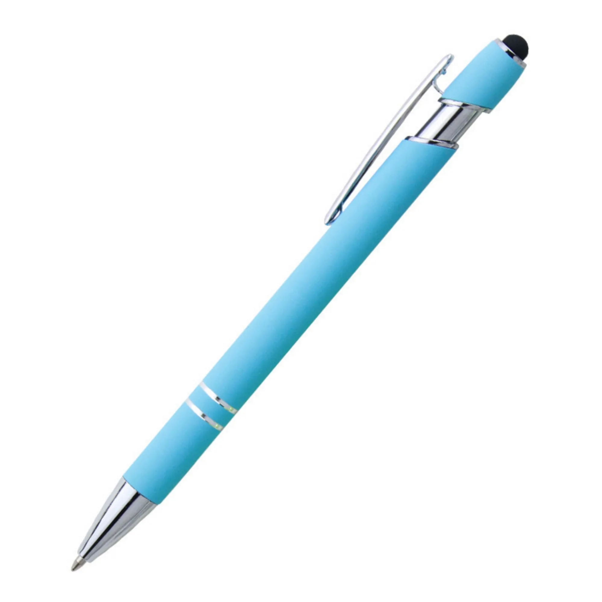 Aluminum Retractable Stylus Ballpoint Pen 17