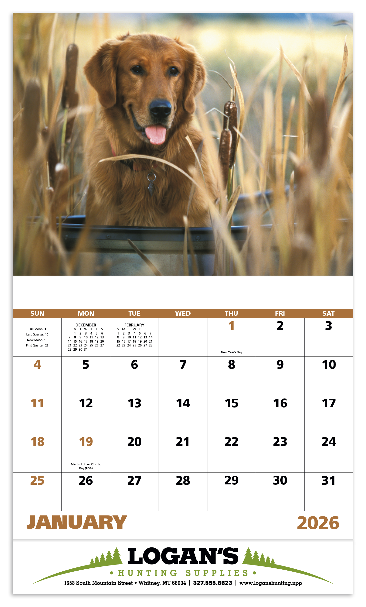 Good Value™ Sporting Dogs - Stapled Calendar 44