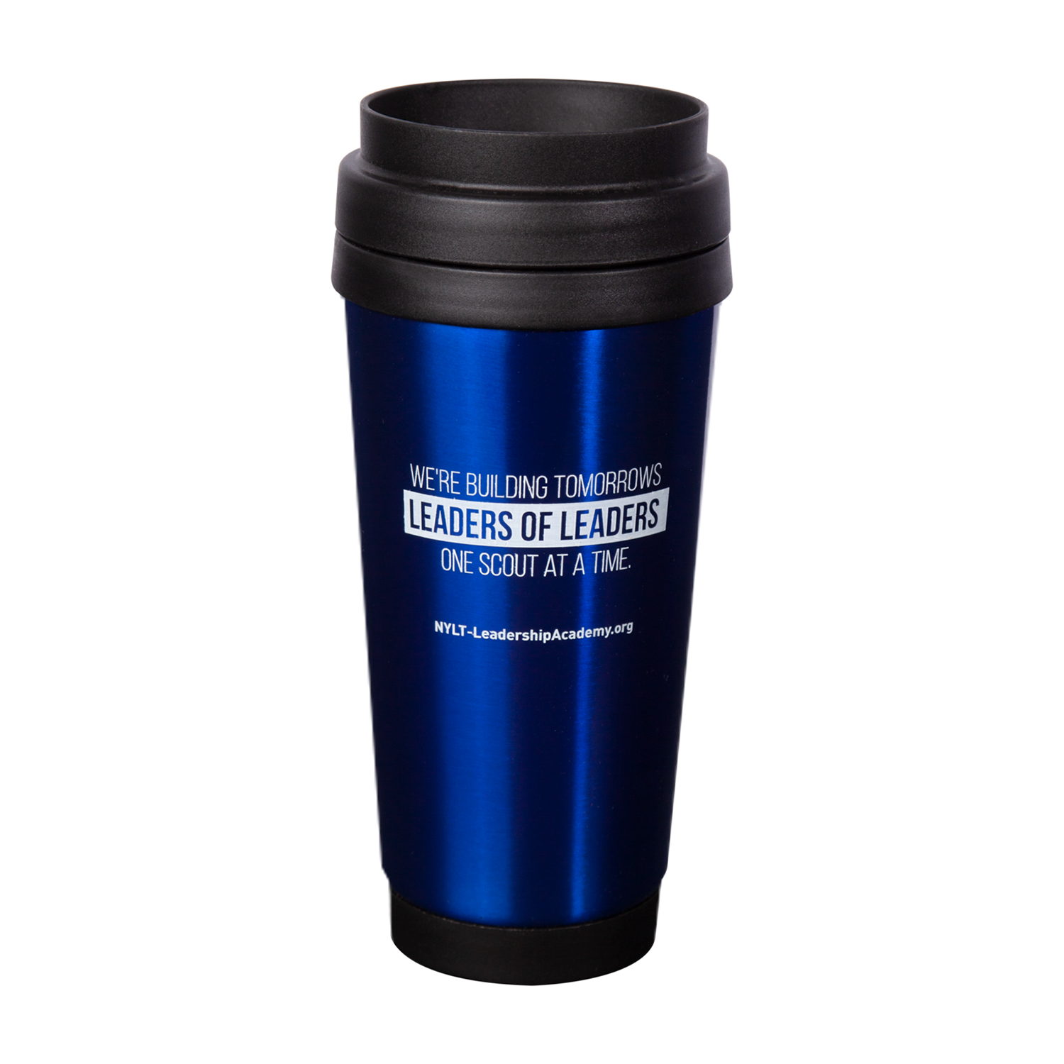 16 oz. Leer Stainless Steel Travel Mug (1 Color Imprint) 1
