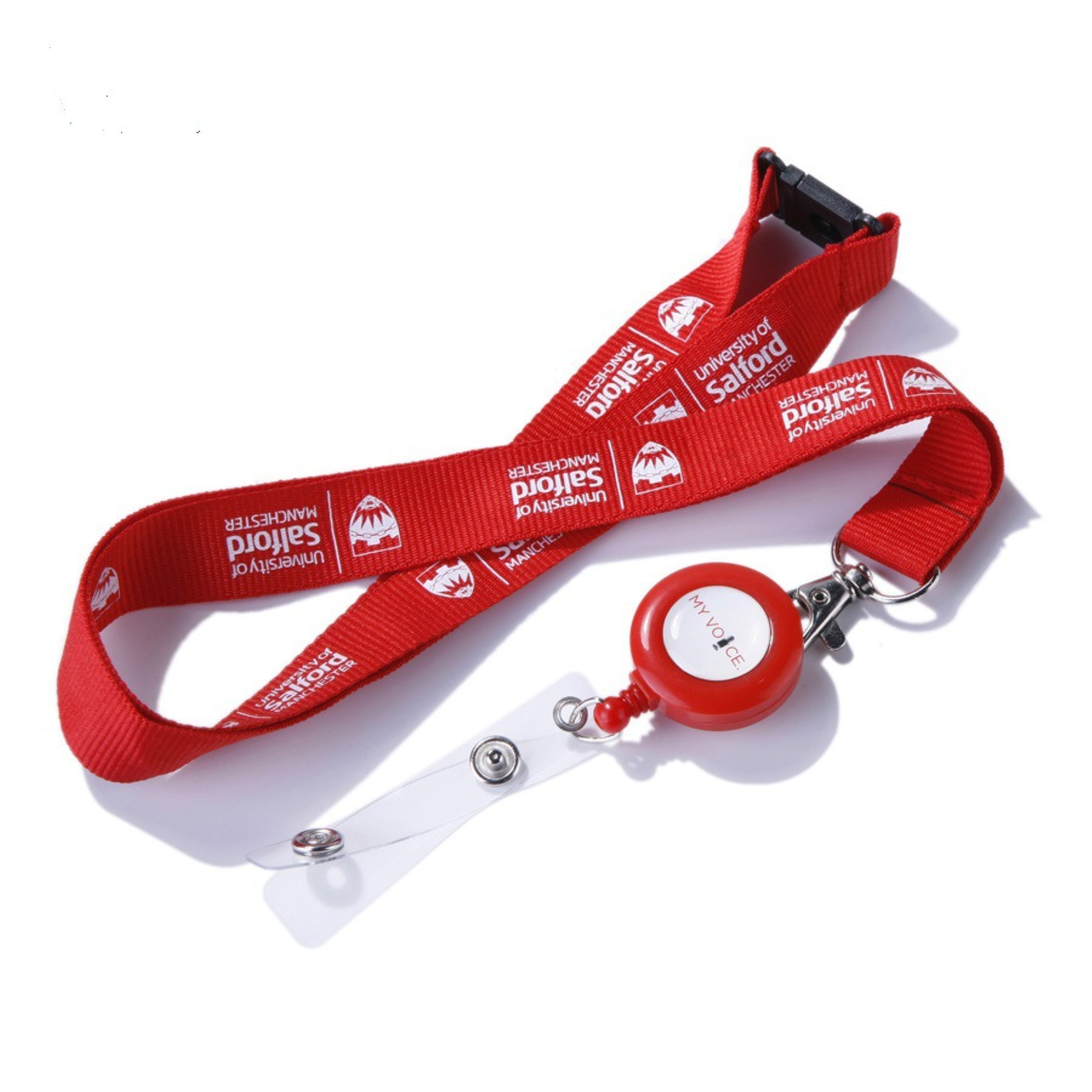 3/4" Breakaway Lanyard With Retractable Badge Reel 1