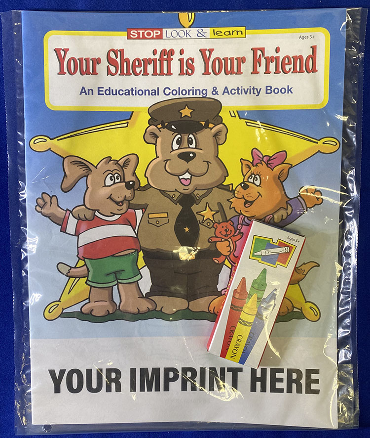 COLORING SET - Your Sheriff is Your Friend Coloring Book Fun Pack 2