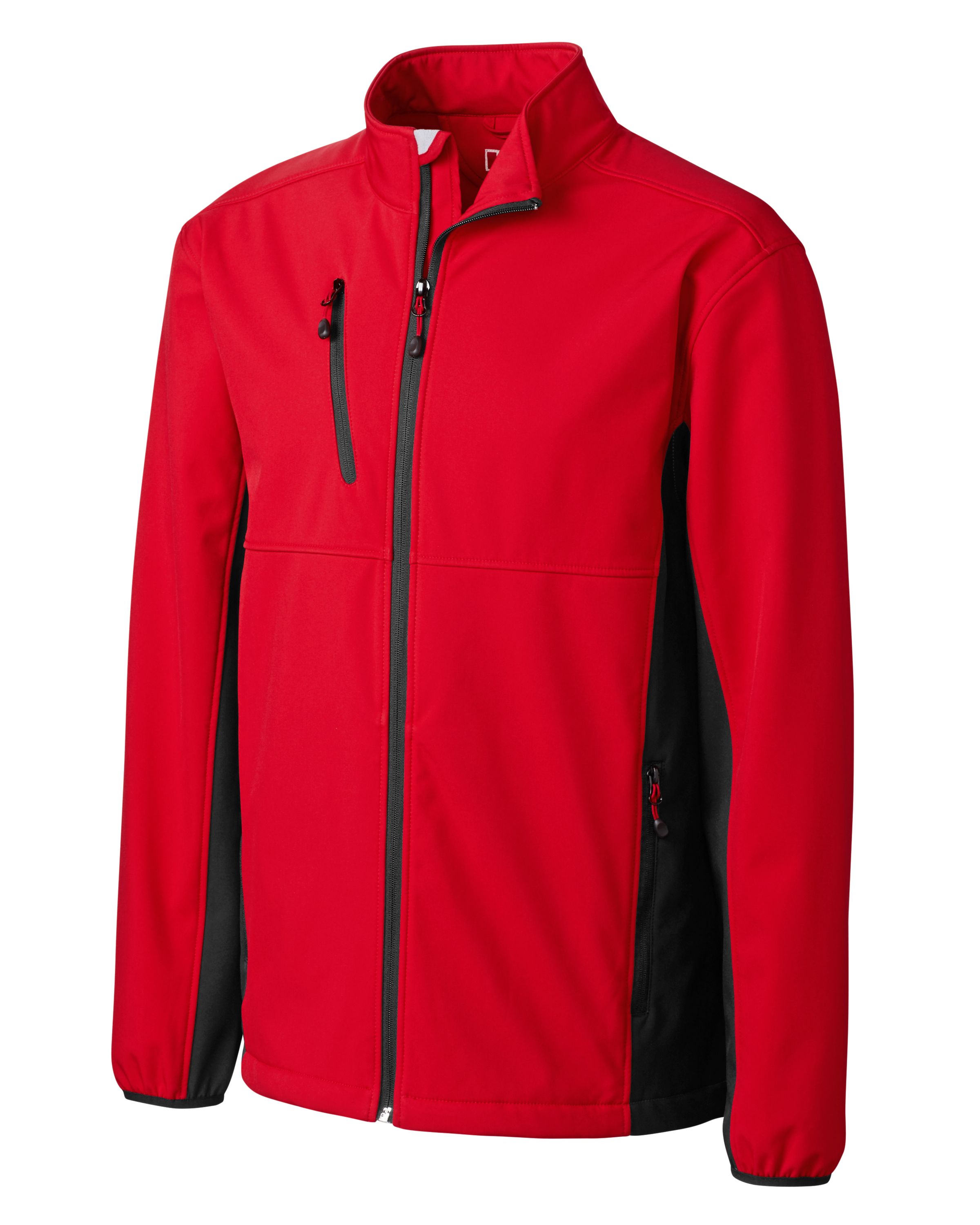 Clique Narvik Recycled Colorblock Stretch Softshell Mens Full Zip Jacket 19