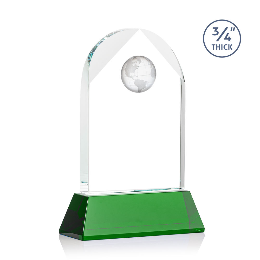 Blake Globe VividPrint™ Award on Newhaven - Green 5