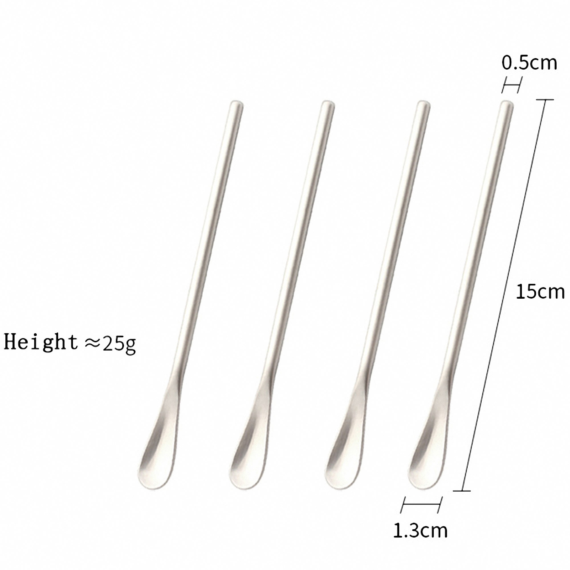 5-Inch Stainless Steel Cocktail Stirring Spoon 4