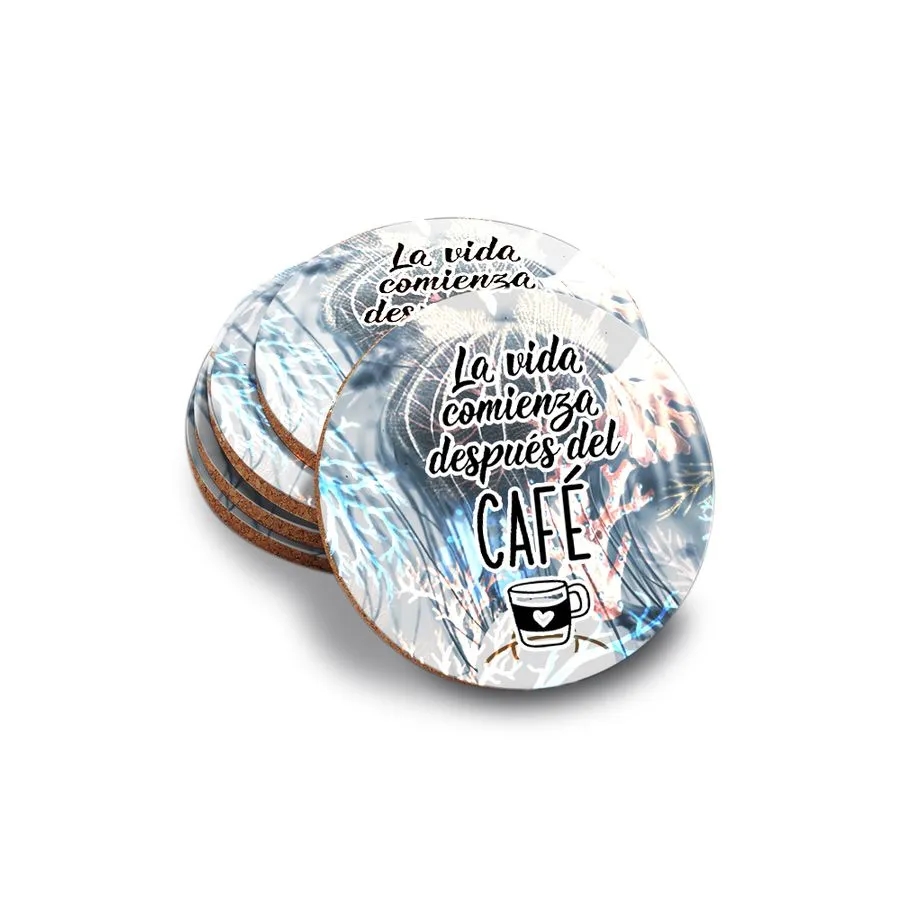 Fiberboard Coasters 5