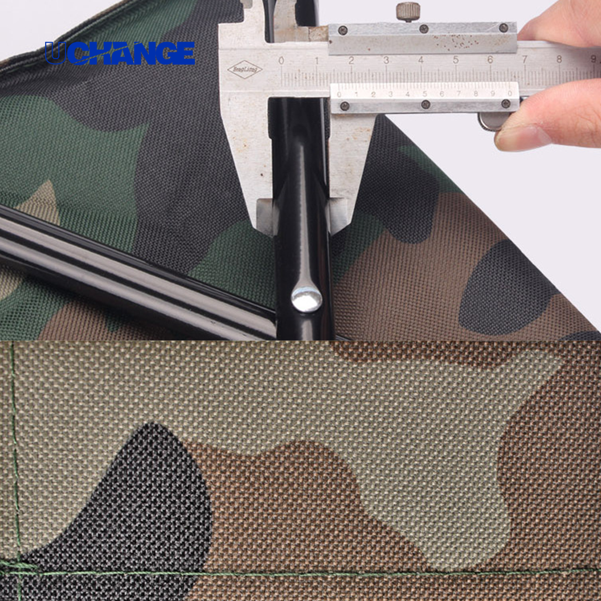 Camo Backpack Stool with Foldable Seat for Camping 3