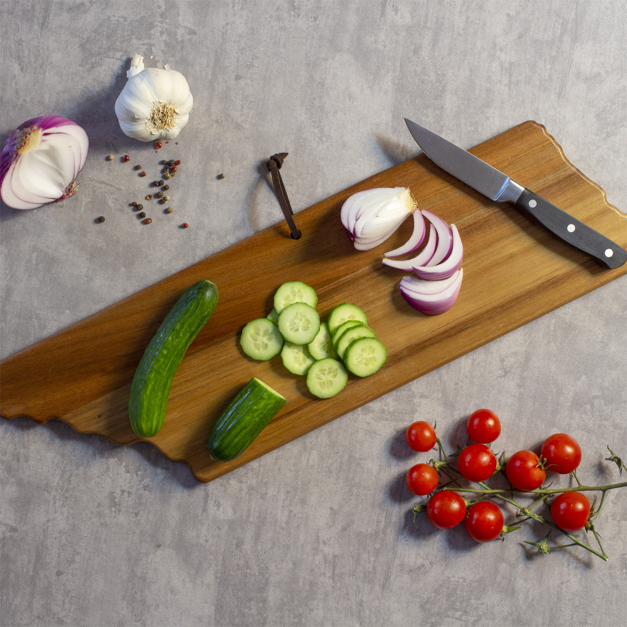 Rock & Branch® Origins Series Tennessee State Shaped Wood Serving and Cutting Board 3