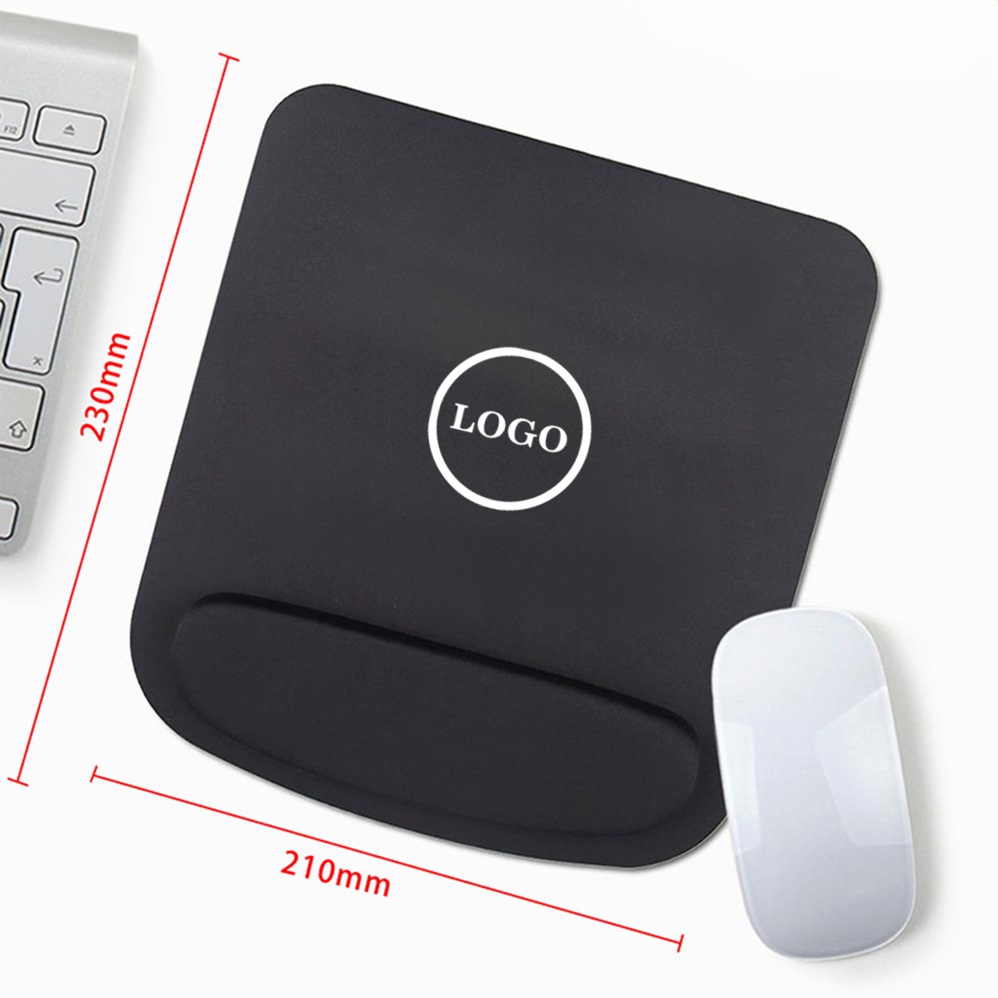 Ergonomic Mouse Pad With Wrist Support Comfortable Anti-slip 3