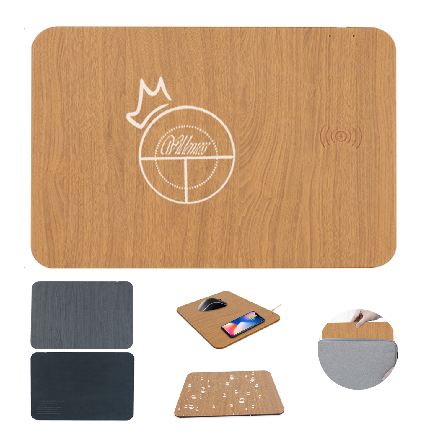 Grain 10W QI Wireless Charger Mouse Pad 2