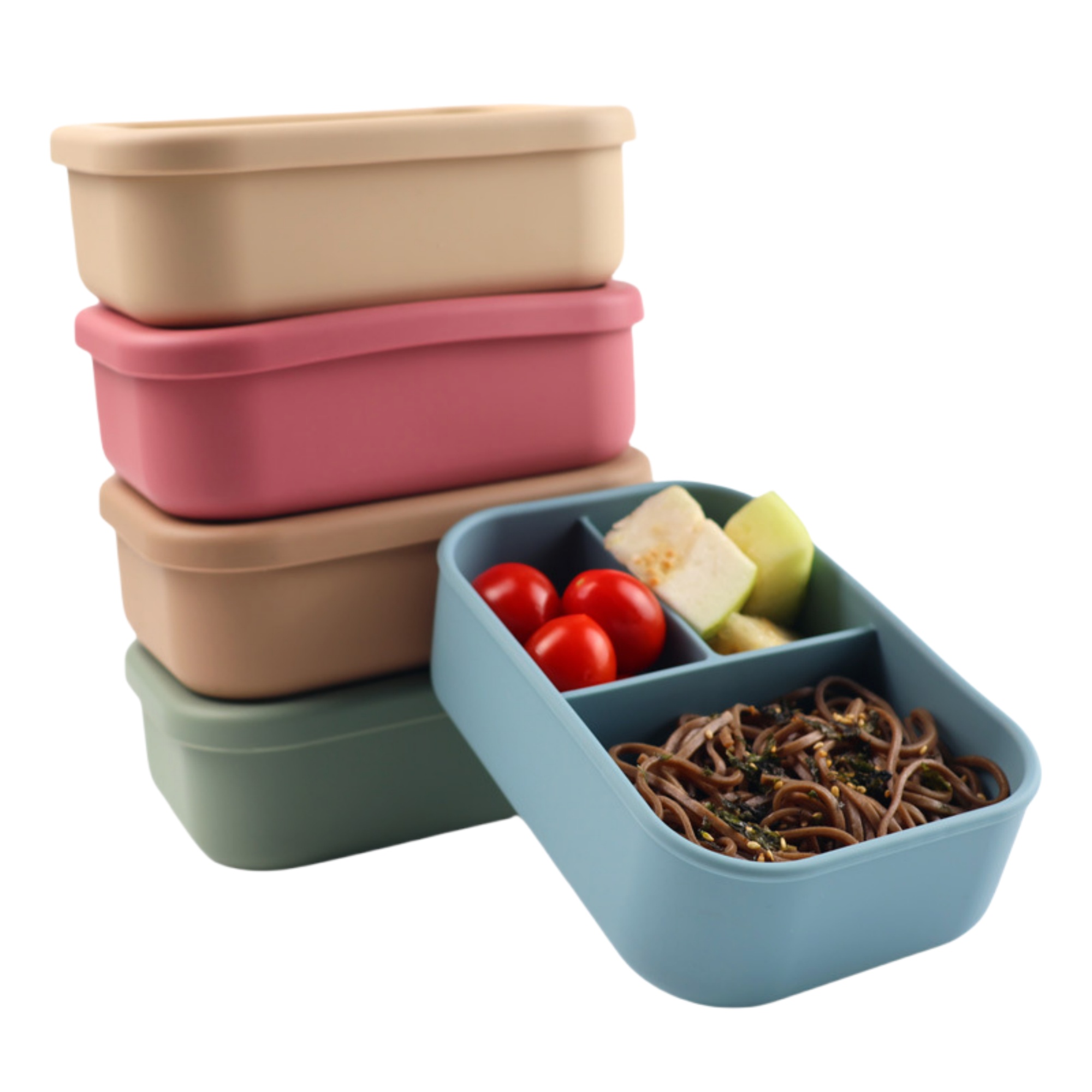 Eco-Friendly Reusable Silicone Lunch Box 4