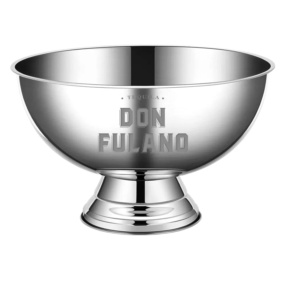 3Gal Stainless Steel Champagne Bucket Punch Bowl with Ladle 5