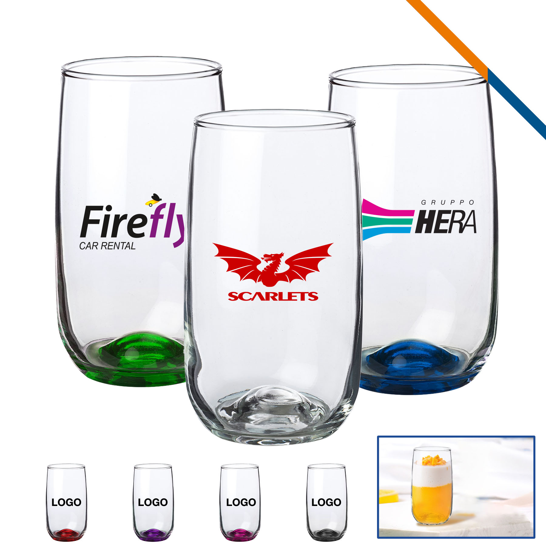 Olga Water Glasses - 15 OZ. 3