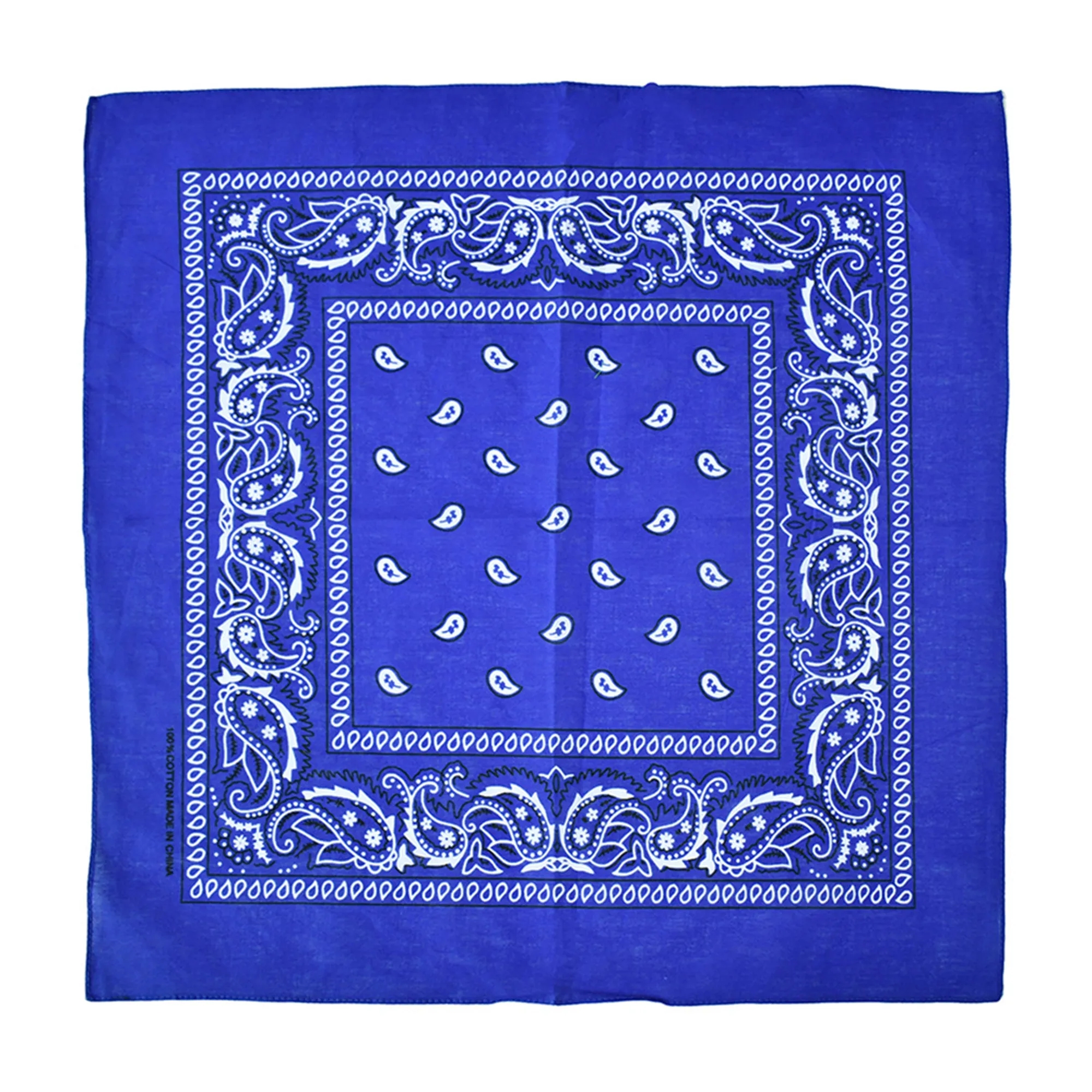 Full Color Paisley Bandanna Square Scarf 4