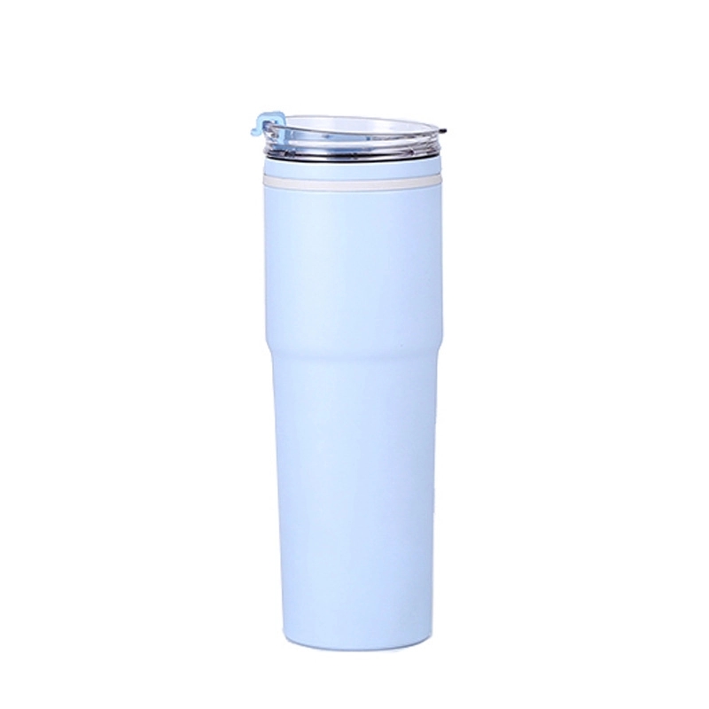 Custom 18 oz Stainless Steel Travel Coffee Mug With Straw 5
